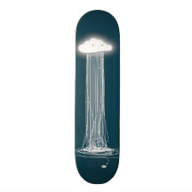 Planche à roulettes de pluie
