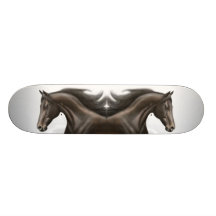 Planche à roulettes de puissances en chevaux