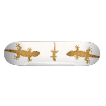 Planche à roulettes de reptile de lézard de Gecko