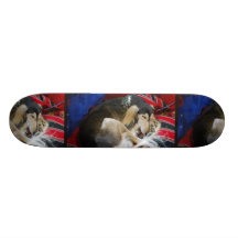 Planche à roulettes de Saluki