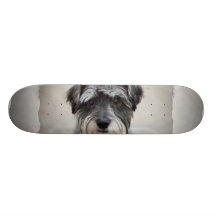 Planche à roulettes de Schnauzer