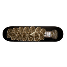 Planche à roulettes de serpent à sonnettes