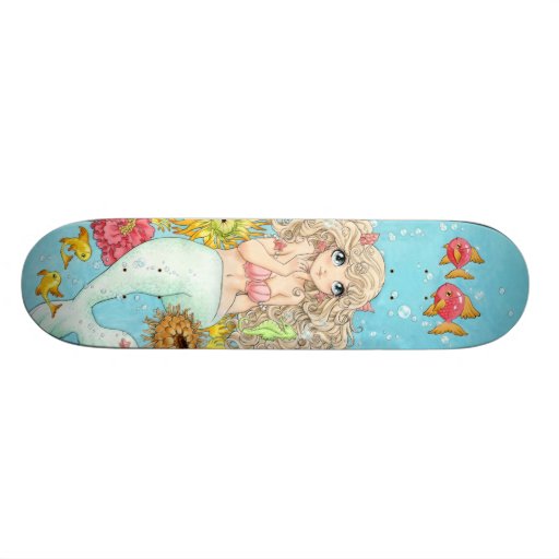 Planche à roulettes de sirène