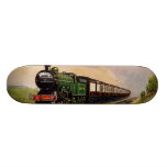 Planche à roulettes de train de vapeur