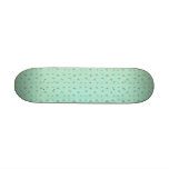 Planche à roulettes de turquoise