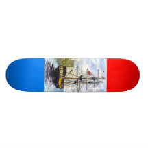 Planche à roulettes "de vue arrière"