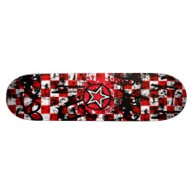 Planche à roulettes d'étoile d'Emo