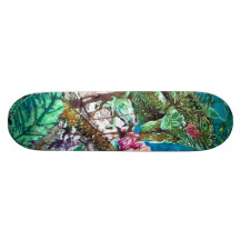PLANCHE À ROULETTES D'IGUANE