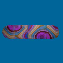 Planche à roulettes d'Oilslick. planches à roulettes
