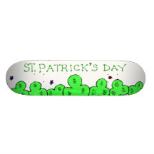 Planche à roulettes du jour de St Patrick