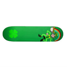 Planche à roulettes du jour de St Patrick