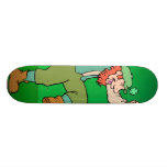 Planche à roulettes du jour de St Patrick