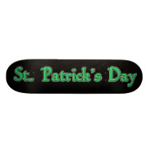 Planche à roulettes du jour de St Patrick