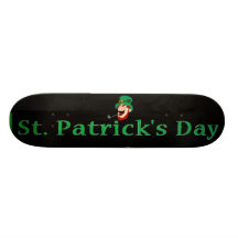 Planche à roulettes du jour de St Patrick