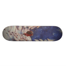Planche à roulettes du voyage de Père Noël
