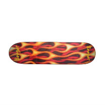 Planche à roulettes (élém.) - vieille flamme multi