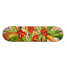 Planche à roulettes Flores Tropicais