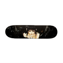 planche à roulettes gothique d'ange