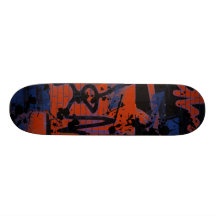 Planche à roulettes Graffiti-Noire