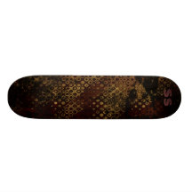 Planche à roulettes grunge foncée