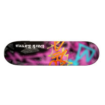 Planche à roulettes impressionnante de graffiti ;)