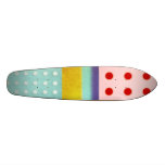 Planche à roulettes multicolore de panneau de pati