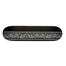 Planche à roulettes noire de Paisley pro