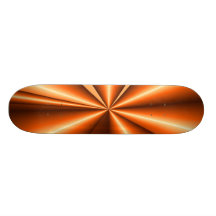 Planche à roulettes orange de tubes