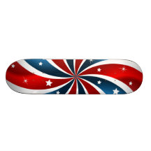 Planche à roulettes patriotique