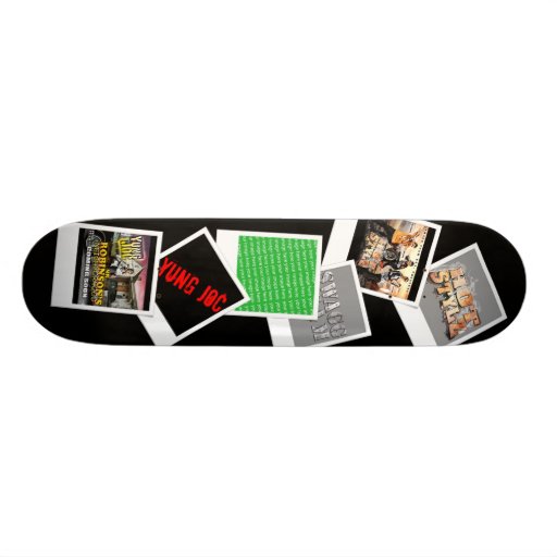Planche à roulettes polaroïd personnalisable de Yu
