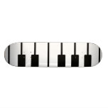 Planche à roulettes principale de piano