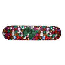 Planche à roulettes réglée de bonheur de fausse pi