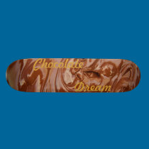 Planche à roulettes rêveuse de chocolat - planches à roulettes