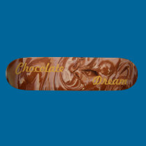 Planche à roulettes rêveuse de chocolat planches à roulettes