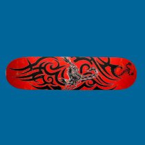 Planche à roulettes rouge de scorpion planches à roulettes