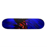 Planche à roulettes rouge de tourbillon