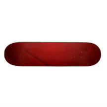 Planche à roulettes rouge sang de coeurs