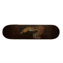 Planche à roulettes sauvage de chat de puma de pum