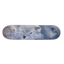 Planche à roulettes Tour-Blanche sauvage de loup
