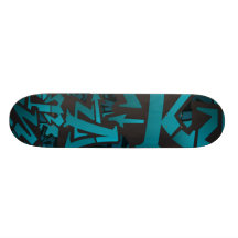 Planche à roulettes unique de graffiti