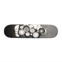 Planche à roulettes urbaine circulaire de sable
