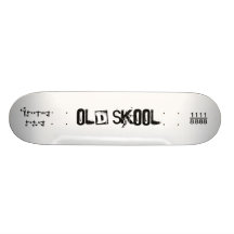 PLANCHE À ROULETTES VIEUX SKOOL PAR WASTELANDMUSIC