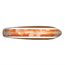 Planche à roulettes vintage de surf de Haleiwa
