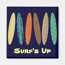 Planches de surf personnalisables aimants pour réfrigérateur