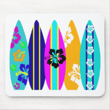 Planches de surf tapis de souris