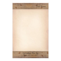 Planches en bois papiers à lettres