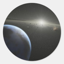 Planètes de bâtiment autocollant