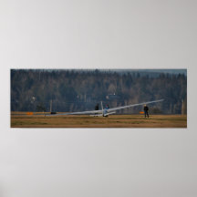 Planeur avant le vol affiches