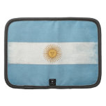 Planificateur avec le drapeau affligé d'Argentine Agendas
