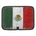 Planificateur avec le drapeau affligé du Mexique Agenda